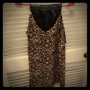 Leopard mini dress/tunic